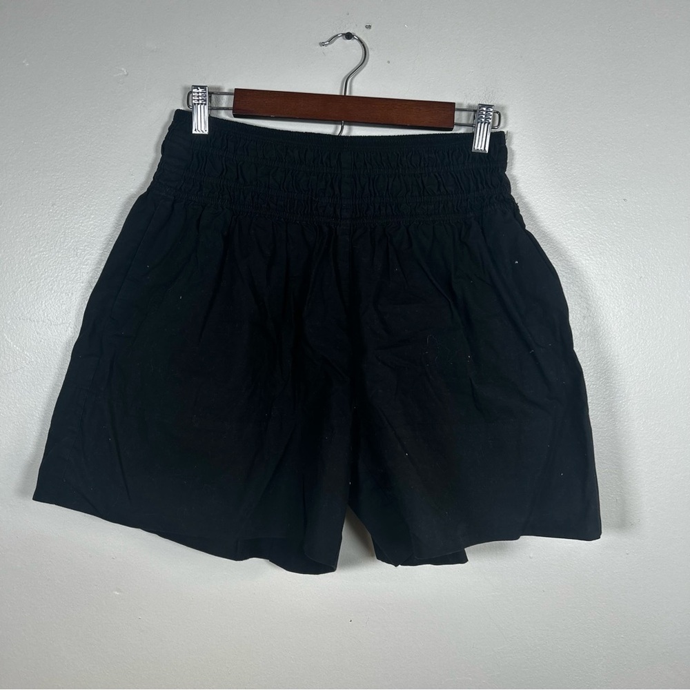 Vince Black High Waist Women Shorts